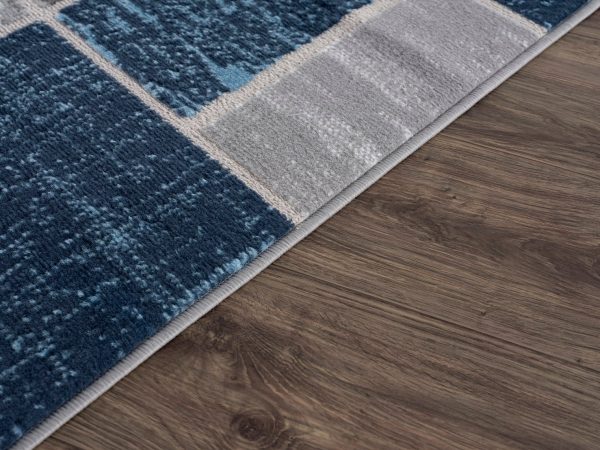L'Baiet Verena Blue Geometric Scatter Area Rug - Image 8